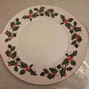 Vintage Royal Grafton Noel Cake Plate